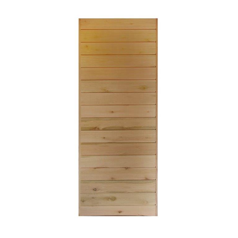 Saligna Horizontal Single Exterior Door